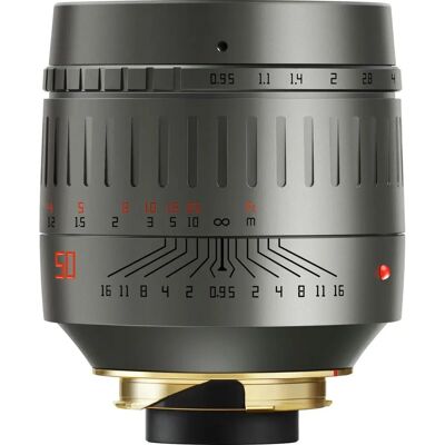 Objectif Tt eSPORTS Artisan 50mm F/0.95 pour Leica M - Argent & Gris - Publicité Objectif Tt eSPORTS Artisan 50mm F/0.95 pour Leica M - Argent & Gris - Publicité