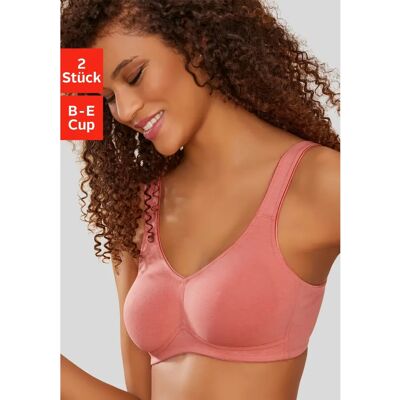 Petite Fleur Baumwolle Bügelloser BH - Klassisch, Soft, Nahtlos, 80B Petite Fleur Baumwolle Bügelloser BH - Klassisch, Soft, Nahtlos, 80B