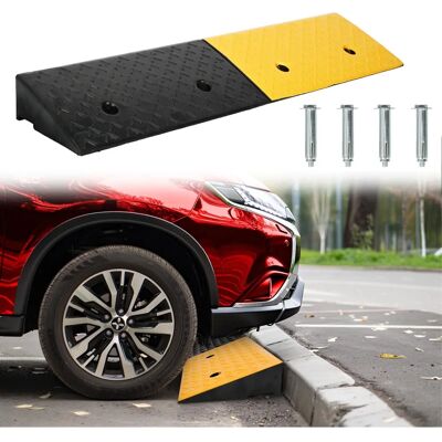 Nisorpa - Rubber Kerb Ramp 100x25x10 - Heavy Duty - Kerb Ramp Nisorpa - Rubber Kerb Ramp 100x25x10 - Heavy Duty - Kerb Ramp