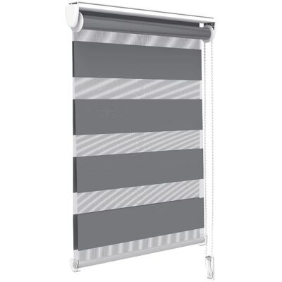 VOUNOT Double Layer Zebra Roller Blind - Day Night Window Covering VOUNOT Double Layer Zebra Roller Blind - Day Night Window Covering
