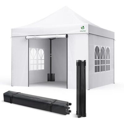 VOUNOT Pergola Heavy Duty 3x3m - Tenda da Giardino Impermeabile con 4 Pannelli VOUNOT Pergola Heavy Duty 3x3m - Tenda da Giardino Impermeabile con 4 Pannelli