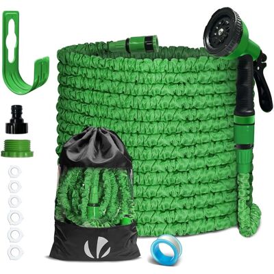 VOUNOT Garden Hose - 30m, 10 Modes, Green VOUNOT Garden Hose - 30m, 10 Modes, Green