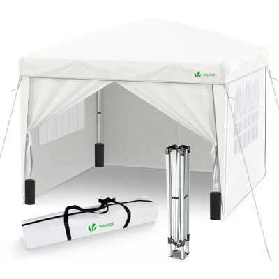 VOUNOT Pabellón Plegable 3x3m con Laterales y Bolsas - Producto de Jardín VOUNOT Pabellón Plegable 3x3m con Laterales y Bolsas - Producto de Jardín