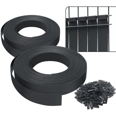 VOUNOT PVC Privacy Fence Screen 150m x 4.7cm - Privacy Fence Screen VOUNOT PVC Privacy Fence Screen 150m x 4.7cm - Privacy Fence Screen