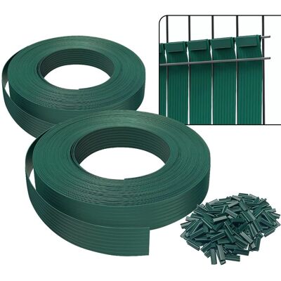 VOUNOT Pantalla de Privacidad PVC - 150m, Verde VOUNOT Pantalla de Privacidad PVC - 150m, Verde