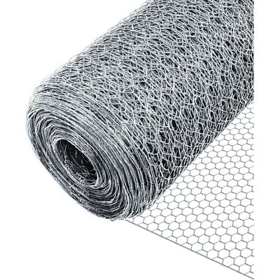 VOUNOT Gegalvaniseerd Hennegnaas - 25mm Zeskantig Hek - 1m x 50m VOUNOT Gegalvaniseerd Hennegnaas - 25mm Zeskantig Hek - 1m x 50m