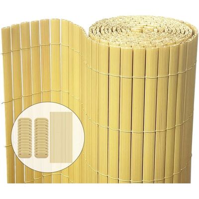 VOUNOT Recinzione Privacy PVC Bambù 80x300cm Supporto Rinforzato VOUNOT Recinzione Privacy PVC Bambù 80x300cm Supporto Rinforzato