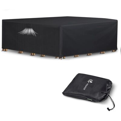VOUNOT Garden Furniture Cover - 250x250x73cm Waterproof Patio Cover VOUNOT Garden Furniture Cover - 250x250x73cm Waterproof Patio Cover