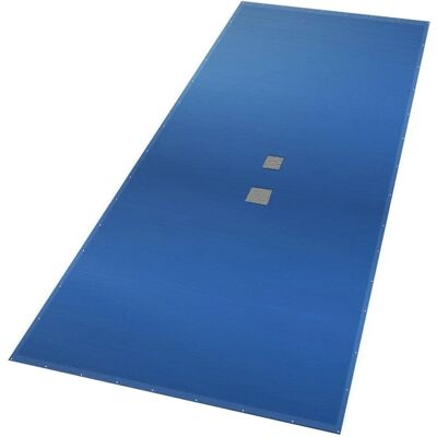 VOUNOT Rechteckige Poolabdeckung 8x14m - Blau-Grau UV-Schutz VOUNOT Rechteckige Poolabdeckung 8x14m - Blau-Grau UV-Schutz