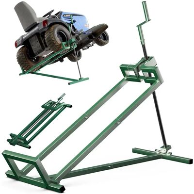 VOUNOT Elevador para Tractor - Marco de Acero Ajustable - Cortacéspedes VOUNOT Elevador para Tractor - Marco de Acero Ajustable - Cortacéspedes