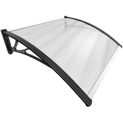 VOUNOT 100x80cm Black Front Door Canopy - Canopy VOUNOT 100x80cm Black Front Door Canopy - Canopy