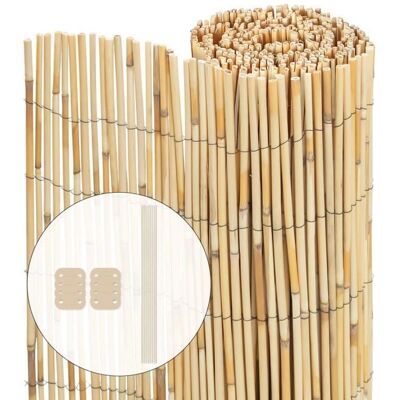 VOUNOT Naturalny łupany rattan 100x300cm - Panel ogrodowy VOUNOT Naturalny łupany rattan 100x300cm - Panel ogrodowy
