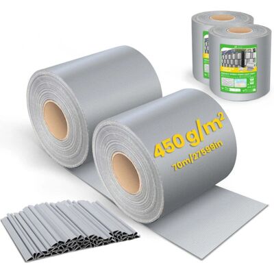 VOUNOT Privacy Scherm - 19cm x 140m - PVC, UV weerbestendig VOUNOT Privacy Scherm - 19cm x 140m - PVC, UV weerbestendig