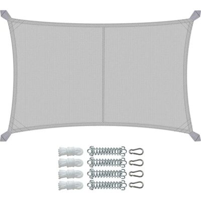 VOUNOT Sonnensegel Rechteckig 3x5m mit Befestigungskit VOUNOT Sonnensegel Rechteckig 3x5m mit Befestigungskit