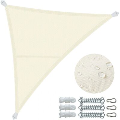 VOUNOT Beige Schaduwzeil 3x3x3m - Zonnescherm VOUNOT Beige Schaduwzeil 3x3x3m - Zonnescherm