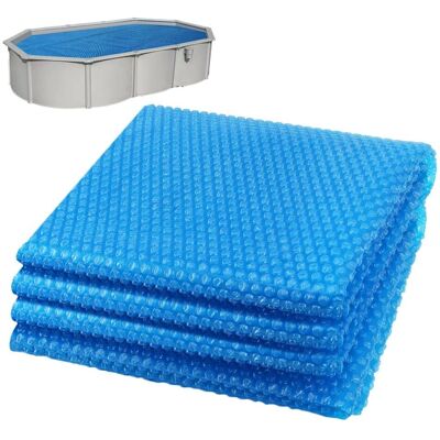 Copertura piscina VOUNOT 600x400 cm - Blu - Copertura solare rettangolare Copertura piscina VOUNOT 600x400 cm - Blu - Copertura solare rettangolare