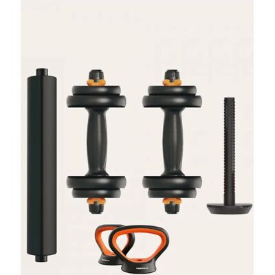 Halteres Xiaomi FED Ajustáveis - 10kg, Ergonômicos, Multicoloridos Halteres Xiaomi FED Ajustáveis - 10kg, Ergonômicos, Multicoloridos