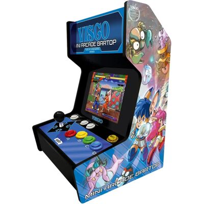 Visco Mini Bartop Arcade - 12 Jeux Classiques - Console Rétro Compacte - Publicité Visco Mini Bartop Arcade - 12 Jeux Classiques - Console Rétro Compacte - Publicité