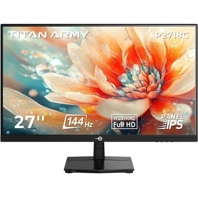 Moniteur IPS Titan P2718C - 144Hz, FHD, 16:9 - Publicité Moniteur IPS Titan P2718C - 144Hz, FHD, 16:9 - Publicité