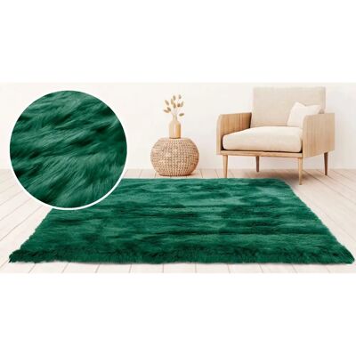 Home affaire Valeria Kuschelig Teppich - Rechteckig, Grün, 120x180cm - Teppich Home affaire Valeria Kuschelig Teppich - Rechteckig, Grün, 120x180cm - Teppich