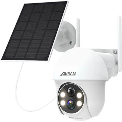 Câmera de Segurança Solar 2K 360° Sem Fios ANRAN Câmera de Segurança Solar 2K 360° Sem Fios ANRAN