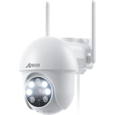 Câmera de vigilância WiFi 5MP HD ANRAN - Interior Exterior 360° rastreamento Câmera de vigilância WiFi 5MP HD ANRAN - Interior Exterior 360° rastreamento