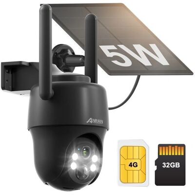 Caméra de surveillance 3G/4G LTE avec panneau solaire - Publicité Caméra de surveillance 3G/4G LTE avec panneau solaire - Publicité