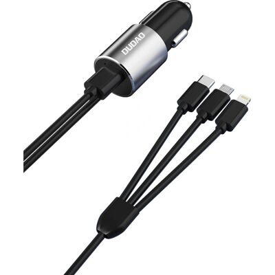 Dudao R5ProN Autolader - 3-in-1 Schnellladung Dudao R5ProN Autolader - 3-in-1 Schnellladung
