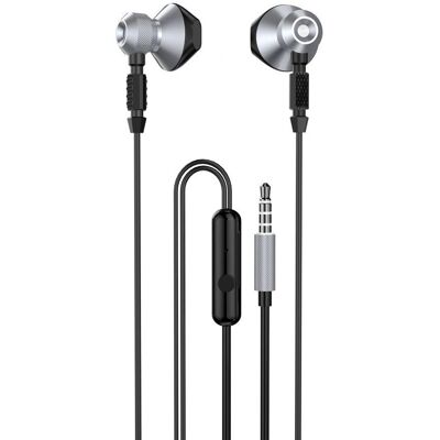 Dudao - X2C-Grey - Gray - Metal - In-Ear Sluchátka Dudao - X2C-Grey - Gray - Metal - In-Ear Sluchátka