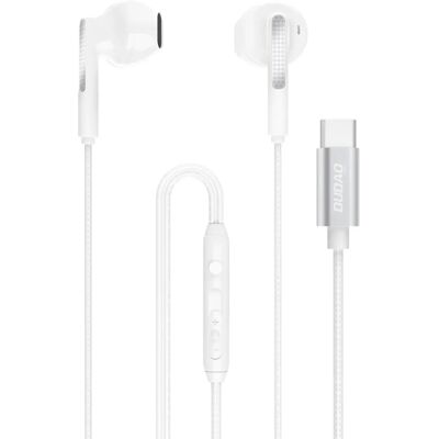 Dudao X3Pro Weiße USB-C Kopfhörer - In-ear, Kabelgebunden, 1,2m Dudao X3Pro Weiße USB-C Kopfhörer - In-ear, Kabelgebunden, 1,2m