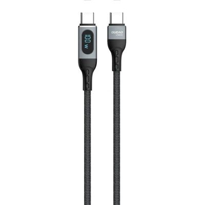 Dudao USB-C Kabel - Schnelles Laden 100W Schwarz - USB Typ-C 1m Dudao USB-C Kabel - Schnelles Laden 100W Schwarz - USB Typ-C 1m