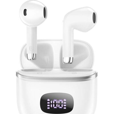 Dudao U15Pro Weiße kabellose Kopfhörer - 3h, kein Noise Cancellation Dudao U15Pro Weiße kabellose Kopfhörer - 3h, kein Noise Cancellation