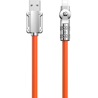 Dudao L24AL 120W USB - Lightning Kabel - 1m - Oranžový Dudao L24AL 120W USB - Lightning Kabel - 1m - Oranžový