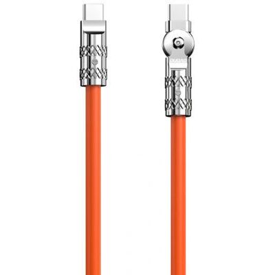 Dudao L24CC 120W USB-C Kabel - Orange Dudao L24CC 120W USB-C Kabel - Orange