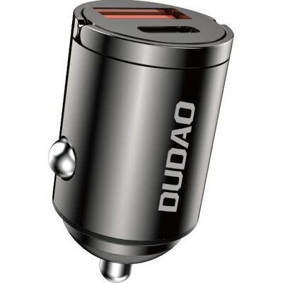 Dudao R3MAX Auto-Ladegerät - Schnellladung, USB-C & USB-A - 48W Dudao R3MAX Auto-Ladegerät - Schnellladung, USB-C & USB-A - 48W