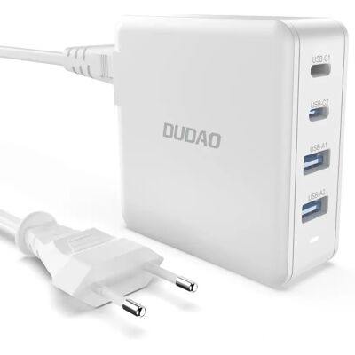 Dudao 100W USB Ładowarka - Szybkie ładowanie, USB-C & USB-A Dudao 100W USB Ładowarka - Szybkie ładowanie, USB-C & USB-A
