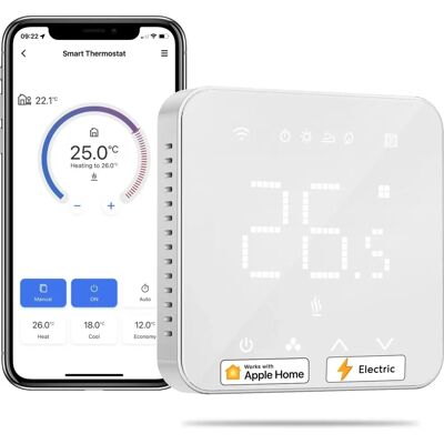Meross Intelligenter WLAN-Thermostat - Elektrische Fußbodenheizung Meross Intelligenter WLAN-Thermostat - Elektrische Fußbodenheizung