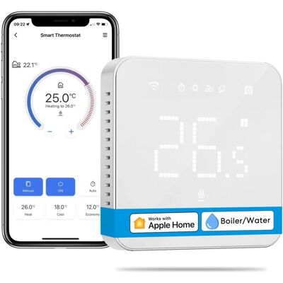 Termostato Wi-Fi Meross MTS200BHK - Casa Inteligente - Versão EU Termostato Wi-Fi Meross MTS200BHK - Casa Inteligente - Versão EU