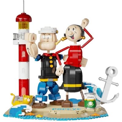 Zestaw do budowania Popeye i Olive - Kultura pop / Manga Zestaw do budowania Popeye i Olive - Kultura pop / Manga