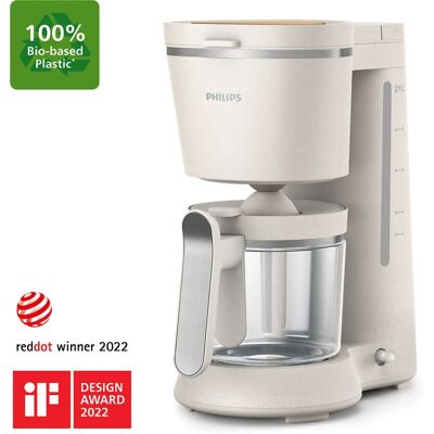 Philips Eco Conscious Edition HD5120/00 Filterkaffeemaschine, 1,2 l - Weiß Philips Eco Conscious Edition HD5120/00 Filterkaffeemaschine, 1,2 l - Weiß