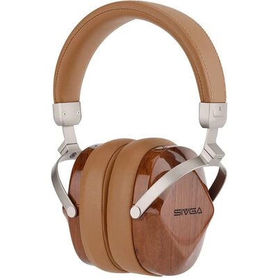 Casque filaire SIVGA Oriole - Over Ear - Marron - Publicité Casque filaire SIVGA Oriole - Over Ear - Marron - Publicité