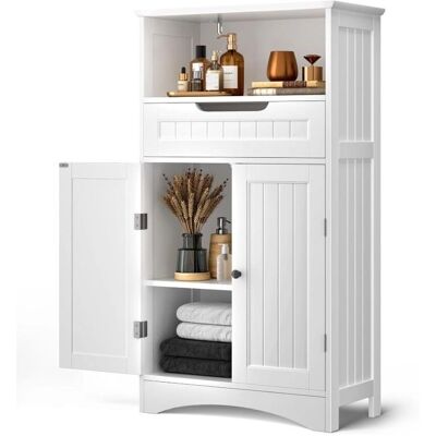 Bealife - 4 niveles - 2 puertas - Armario de baño Bealife - 4 niveles - 2 puertas - Armario de baño