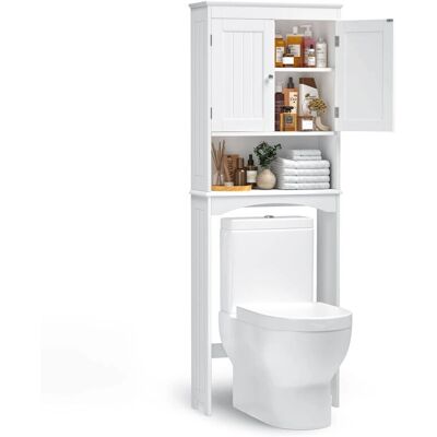 Bealife - Estante WC - 2 Puertas - Base - Armario de Baño Bealife - Estante WC - 2 Puertas - Base - Armario de Baño