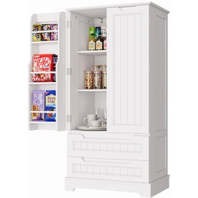 Bealife - Armario 120 cm - 2 Puertas - 2 Cajones - Armario Bealife - Armario 120 cm - 2 Puertas - 2 Cajones - Armario