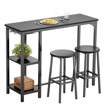 Bealife - Mesa Alta de Bar con 2 Taburetes - Bar table set Bealife - Mesa Alta de Bar con 2 Taburetes - Bar table set