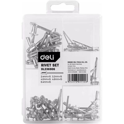 Deli Tools EDL236906 Juego de Remaches - Blindnagle Deli Tools EDL236906 Juego de Remaches - Blindnagle
