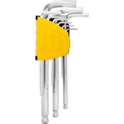 Deli Tools EDL3088 Hex-Nøkkelset - 9 stk - Metrisk Deli Tools EDL3088 Hex-Nøkkelset - 9 stk - Metrisk