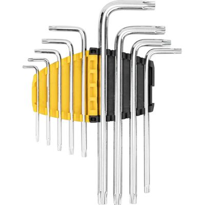 Juego de llaves Torx Deli Tools EDL3091 en cromo-vanadio Juego de llaves Torx Deli Tools EDL3091 en cromo-vanadio