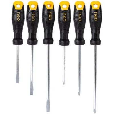 Deli Tools EDL620006 Ensemble de tournevis de précision - 6 pièces - Publicité Deli Tools EDL620006 Ensemble de tournevis de précision - 6 pièces - Publicité