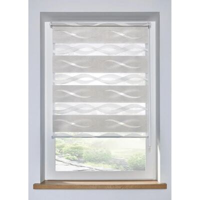 bonprix Jacquard Doppelrollo beige - Doppelrollo bonprix Jacquard Doppelrollo beige - Doppelrollo